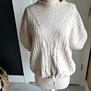 EXPRESS TIE FRONT Boho SWEATER SZ L